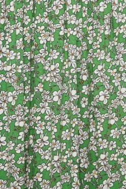 YOURS Curve Green Floral Smock Dress -Luna Looks Zone 4d9ff5de 05f8 46 302229 Z