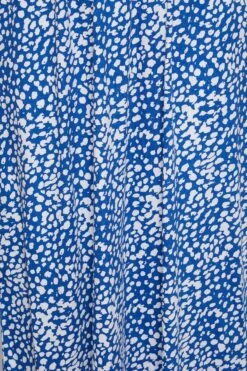 YOURS Curve Cobalt Blue Animal Print Maxi T-Shirt Dress -Luna Looks Zone 4ebc63df e66d 4d 137299 Z