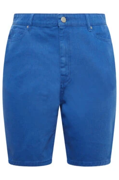 YOURS Curve Cobalt Blue Denim Dad Shorts 6 YOURS Curve Cobalt Blue Denim Dad Shorts -Luna Looks Zone 4ebda7a0 b6c0 4a 144735 X