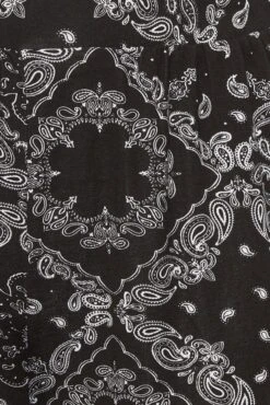 YOURS Curve Black Tile Print Jersey Shorts -Luna Looks Zone 50a85728 7c7a 44 144835 Z