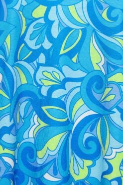 LIMITED COLLECTION Curve Blue Abstract Print Strappy Cami Top -Luna Looks Zone 5a7f5980 4b77 41 215765 Z