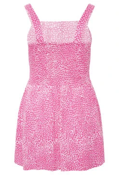 YOURS Curve Pink Animal Print Crinkle Vest Top -Luna Looks Zone 5b1f0bfa c0e6 4c 131930 Y