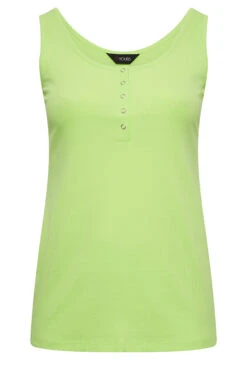 YOURS Curve Lime Green Popper Vest Top 10 YOURS Curve Lime Green Popper Vest Top -Luna Looks Zone 5c21b8d1 407c 4c 320877 X