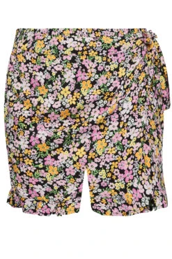 YOURS Curve Black Floral Skort -Luna Looks Zone 5c56c8ca c29e 4e 144804 X