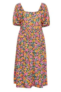 LIMITED COLLECTION Curve Yellow Floral Midaxi Dress -Luna Looks Zone 5cfddd96 e14c 43 215829 Y