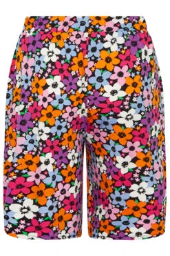 YOURS Curve Pink Floral Woven Shorts 9 YOURS Curve Pink Floral Woven Shorts -Luna Looks Zone 5de21732 9a5f 46 144836 Y