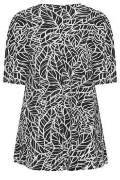 YOURS Curve Black Monochrome Floral Ditsy Top 11 YOURS Curve Black Monochrome Floral Ditsy Top -Luna Looks Zone 6062d9b5 55f6 46 320979 Y