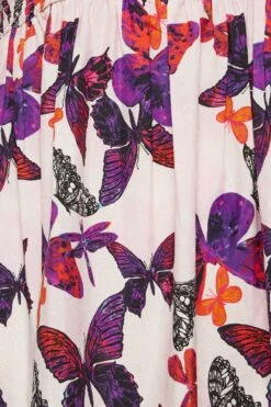 YOURS Curve Light Pink Butterfly Print Shirred Midaxi Dress 9 YOURS Curve Light Pink Butterfly Print Shirred Midaxi Dress -Luna Looks Zone 61bd7fd7 d897 48 137477 Z