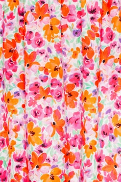 LIMITED COLLECTION Curve Purple Floral Wrap Midaxi Dress -Luna Looks Zone 631ffd78 7acd 41 215506 Z