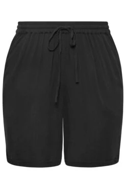 LIMITED COLLECTION Curve Black Crinkle Shorts -Luna Looks Zone 66619846 1cca 43 215551 XR