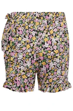 YOURS Curve Black Floral Skort -Luna Looks Zone 67aee9ce 0604 4a 144804 Y