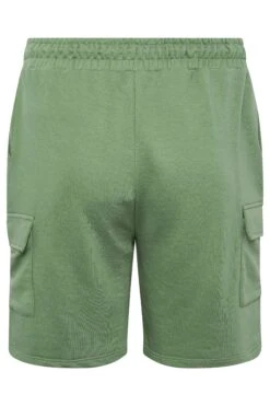 YOURS Curve Sage Green Cargo Jogger Shorts -Luna Looks Zone 69053f6c 8322 4d 144874 Y