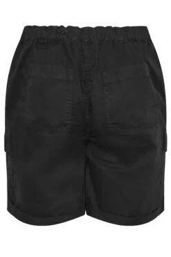YOURS Curve Black Chino Shorts -Luna Looks Zone 6e699fe6 ff5d 43 144870 Y