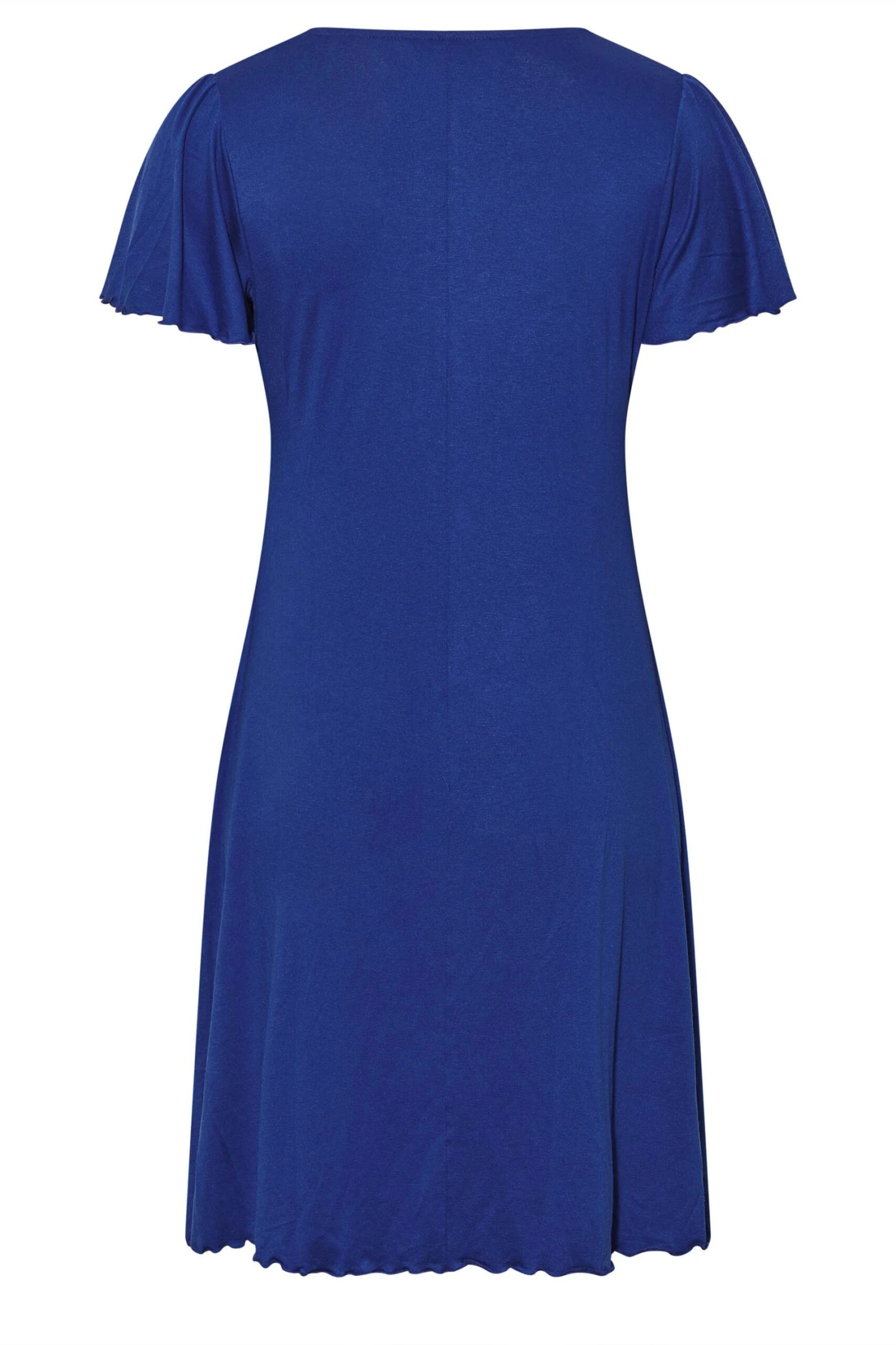 YOURS Curve Blue Crochet Detail Dress 6 YOURS Curve Blue Crochet Detail Dress - Image 6