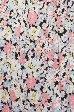 BUMP IT UP MATERNITY Curve Pink Floral Shirred Dress 7 BUMP IT UP MATERNITY Curve Pink Floral Shirred Dress -Luna Looks Zone 7066b314 28e8 48 158402 Z