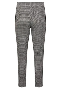 YOURS PETITE Curve Black Check Print Slim Leg Trousers -Luna Looks Zone 70f3b5c7 3af8 4b 174456 Y