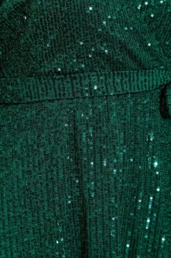 YOURS LONDON Curve Green Sequin Embellished Double Wrap Dress 9 YOURS LONDON Curve Green Sequin Embellished Double Wrap Dress -Luna Looks Zone 718a9617 da1b 45 161394 Z