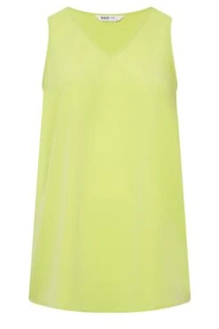 YOURS Curve Lime Green Cami Vest Top -Luna Looks Zone 721f900d ebe2 49 131924 X
