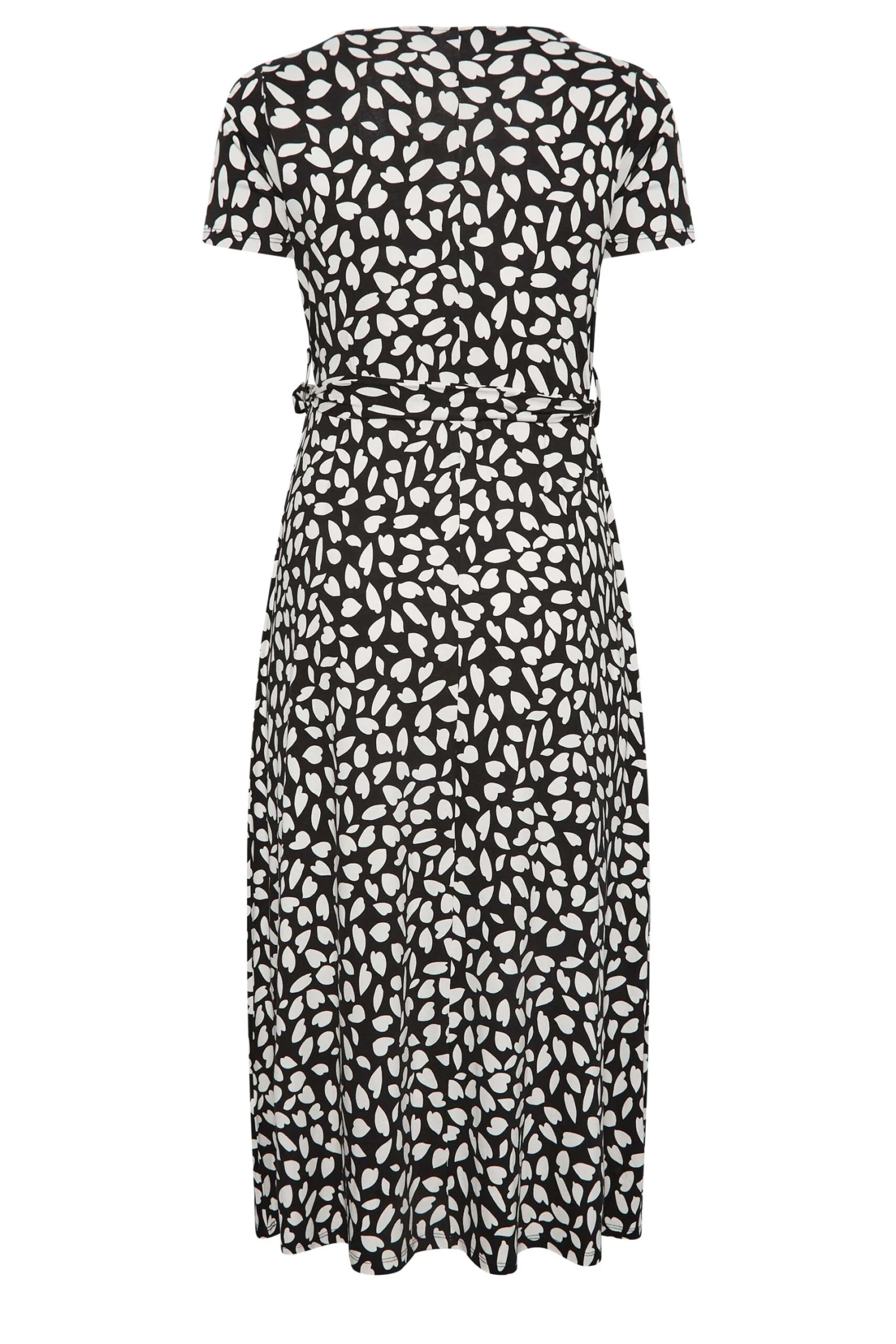 YOURS Curve Black Animal Print Maxi Dress 6 YOURS Curve Black Animal Print Maxi Dress - Image 6