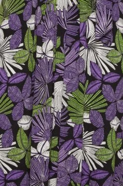 YOURS Curve Purple & Green Leaf Print Maxi Dress 9 YOURS Curve Purple & Green Leaf Print Maxi Dress -Luna Looks Zone 72e8c19c d46f 4e 301609 Z