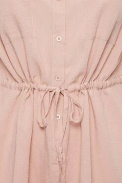 YOURS Curve Blush Pink Utility Tunic Linen Look Shirt -Luna Looks Zone 7347b391 18bf 4e 131721 Z