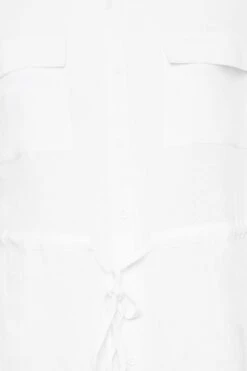 YOURS Curve White Utility Tunic Linen Look Shirt 9 YOURS Curve White Utility Tunic Linen Look Shirt -Luna Looks Zone 74962c6b dff5 4f 131748 Z