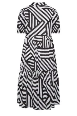 YOURS Curve Black Stripe Button Through Dress 11 YOURS Curve Black Stripe Button Through Dress -Luna Looks Zone 74b296d1 fe4c 4c 137551 Y