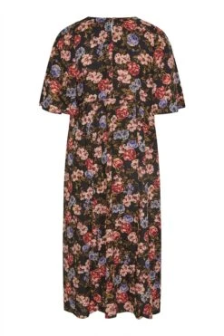 YOURS Curve Black Floral Print Side Split Midi Dress 11 YOURS Curve Black Floral Print Side Split Midi Dress -Luna Looks Zone 7a26b479 44ec 47 173813 Y