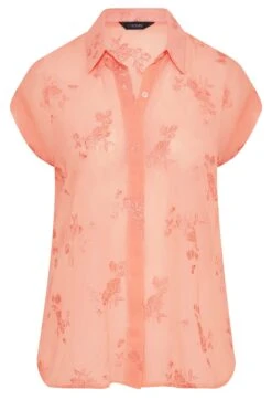 YOURS Curve Pink Floral Print Embroidered Shirt -Luna Looks Zone 7f2191ec 6fba 4f 173863 X