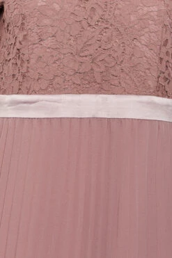 YOURS LONDON Curve Blush Pink Lace Pleated Maxi Dress -Luna Looks Zone 7f5df696 1b52 4e 161901 Z