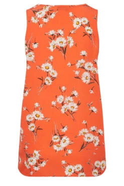 YOURS Curve Red Floral Vest Top -Luna Looks Zone 8060415f caaf 4e 131913 Y