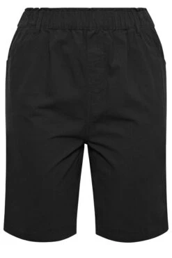 YOURS Curve Black Cool Cotton Shorts -Luna Looks Zone 8353d795 4d2f 46 144974 X