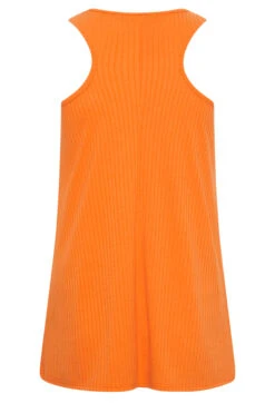 LIMITED COLLECTION Curve Orange Ribbed Racer Cami Vest Top 11 LIMITED COLLECTION Curve Orange Ribbed Racer Cami Vest Top -Luna Looks Zone 83c52969 0b9b 44 215688 Y