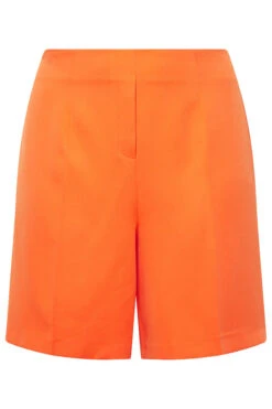 YOURS Curve Bright Orange Tailored Shorts -Luna Looks Zone 85a71c96 a15f 4e 144653 X