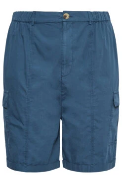 YOURS Curve Navy Blue Cargo Shorts 8 YOURS Curve Navy Blue Cargo Shorts -Luna Looks Zone 87083e20 a239 47 144855 XR
