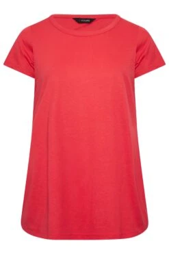 YOURS Curve 3 PACK Red & White Essential T-Shirts -Luna Looks Zone 88175c77 8898 44 320713 XR