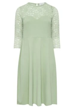 YOURS LONDON Curve Sage Green Lace Sweetheart Midi Dress 10 YOURS LONDON Curve Sage Green Lace Sweetheart Midi Dress -Luna Looks Zone 89fdf3f0 89fd 4b 162213 X