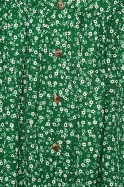 YOURS Curve Green Daisy Print Smock Dress -Luna Looks Zone 8a7b3245 2bca 48 137336 Z