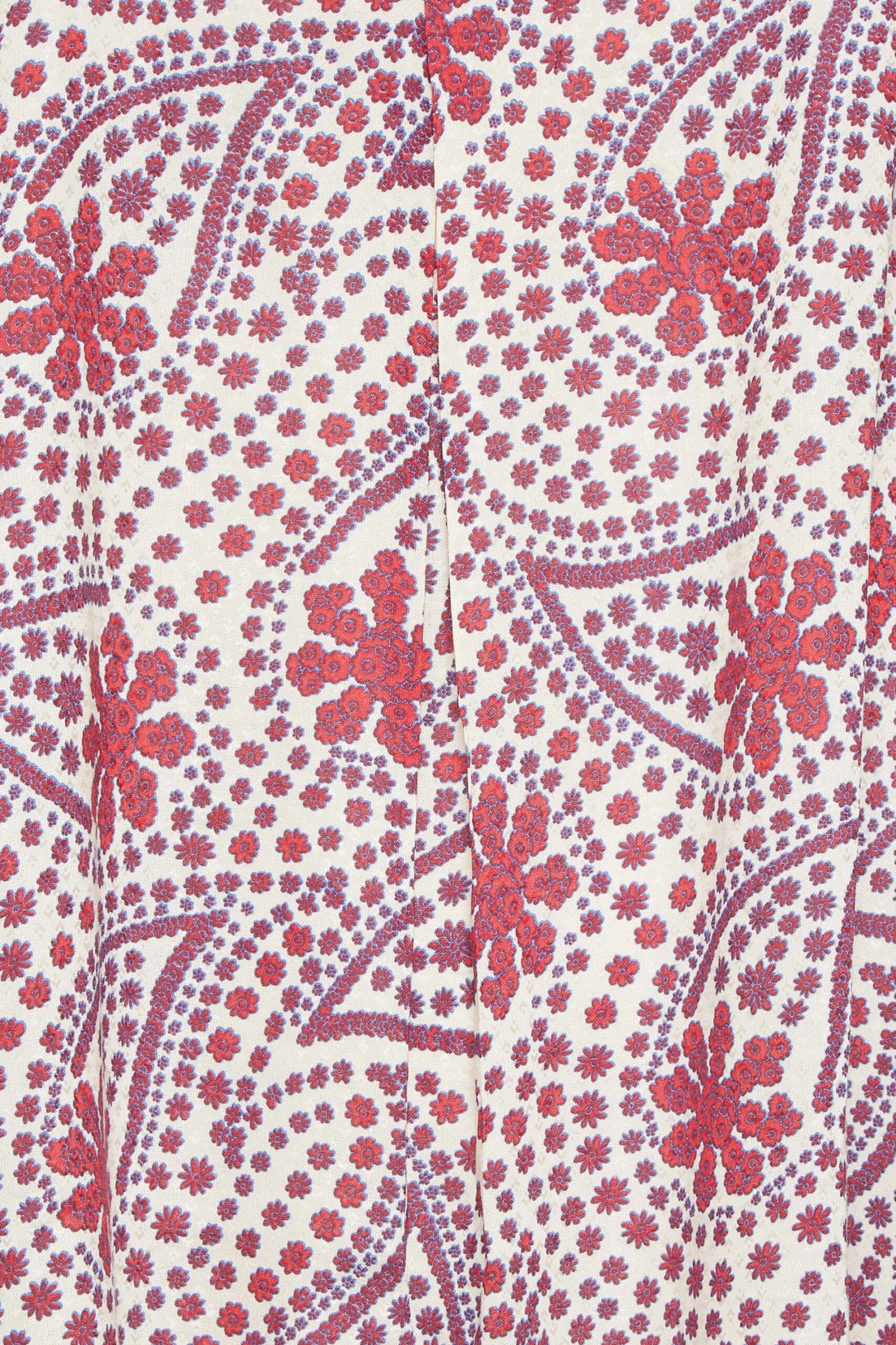 YOURS Curve Red Floral Paisley Print Swing Top 4 YOURS Curve Red Floral Paisley Print Swing Top - Image 4