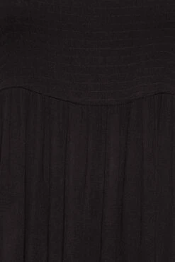 YOURS Curve Black Shirred Strappy Sundress -Luna Looks Zone 8ddc91e6 f165 4a 137351 Z