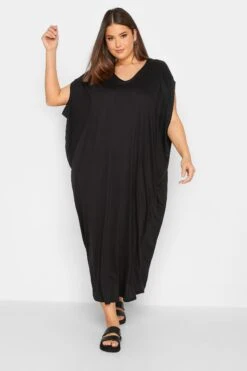YOURS Curve Black Double Layered Dress