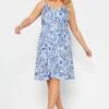 LIMITED COLLECTION Curve Blue Paisley Print Sundress