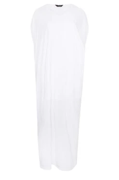 YOURS Curve White Double Layered Midi Dress -Luna Looks Zone 94324d5f 9da5 48 302166 X