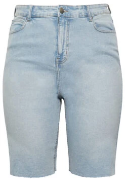 YOURS Curve Light Blue Dad Shorts -Luna Looks Zone 94f77a79 8772 4b 144729 X