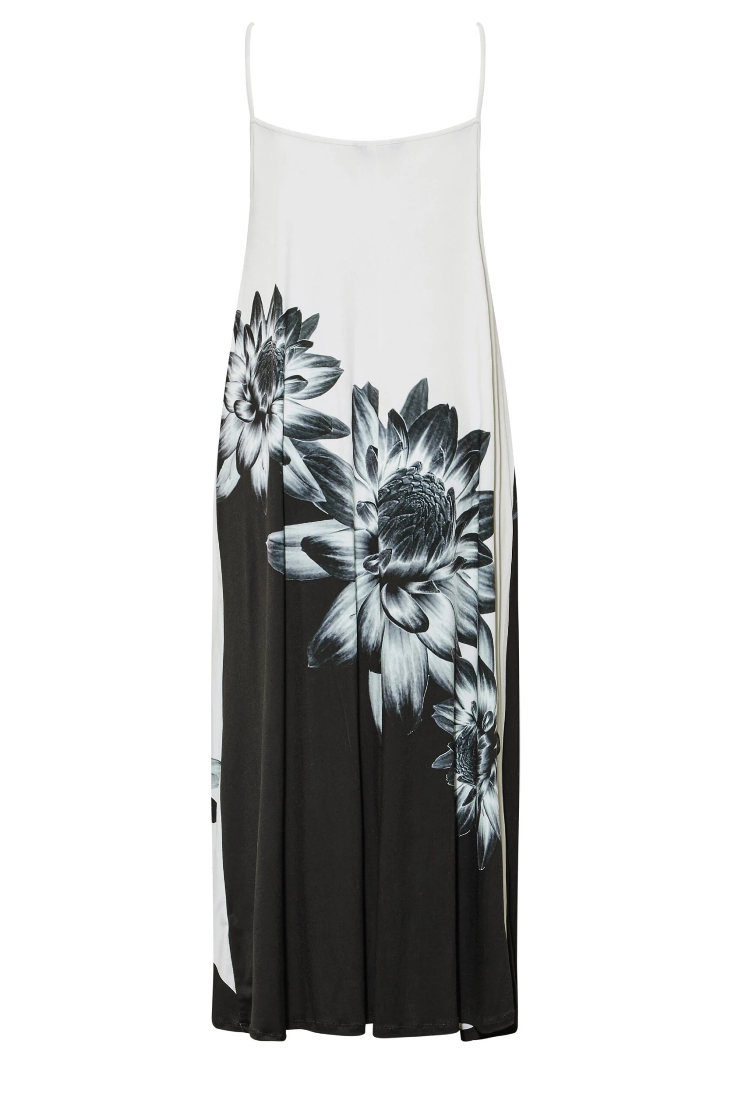 YOURS Curve White Floral Print Colour Block Maxi Dress 6 YOURS Curve White Floral Print Colour Block Maxi Dress - Image 6