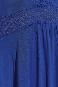 YOURS Curve Blue Crochet Detail Dress 9 YOURS Curve Blue Crochet Detail Dress -Luna Looks Zone 96c0399e e5d4 45 300846 Z