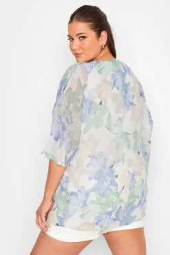 YOURS Curve Blue Floral Blouse -Luna Looks Zone 978089c0 1fc4 49 330079 C