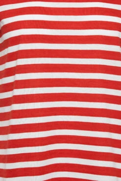 YOURS PETITE Curve 2 PACK Red & White Stripe T-Shirts