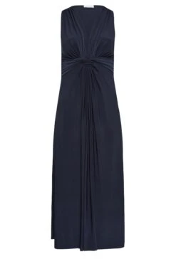 YOURS LONDON Curve Navy Blue Knot Front Maxi Dress 10 YOURS LONDON Curve Navy Blue Knot Front Maxi Dress -Luna Looks Zone 9932bf62 fd60 42 162140 X
