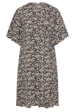 YOURS LONDON Curve Black Floral Print Midaxi Wrap Dress 10 YOURS LONDON Curve Black Floral Print Midaxi Wrap Dress -Luna Looks Zone 9939ad05 4a89 4e 161190 X